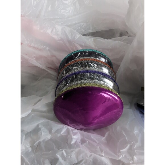 Christopher Radko Holiday Splendor Twist Spool Reflector Christmas Ornament PINK - Picture 3 of 4